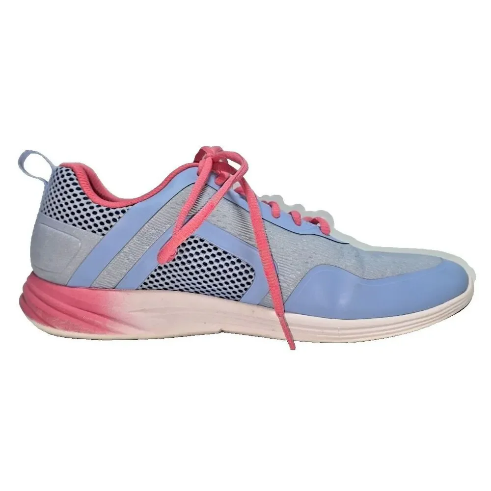 Vionic Jojo Ombre Blue Pink Walking Shoes Womens Size 8.5 Athletic Sneakers